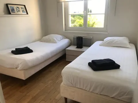 Chambre lits jumeaux